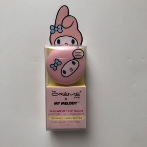 Creme Shop x My Melody  MACARON LIP BALM Strawberry Banana Limited Edition New